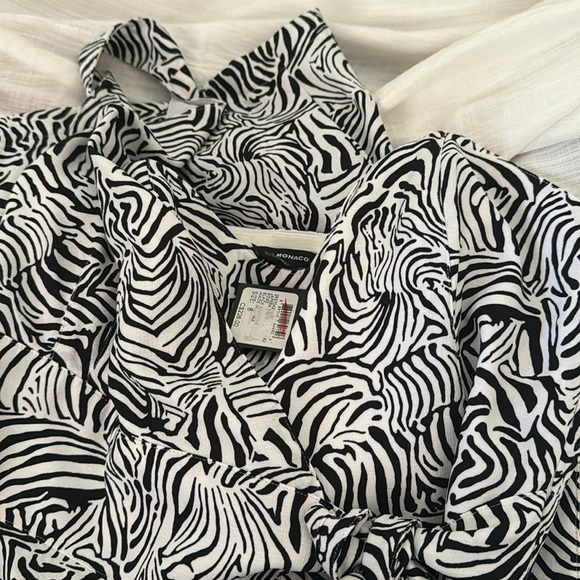 NWT Club Monaco Japera Zebra dress - Size 8 - Picture 2 of 4